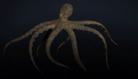 ArtStation - Blue Ring Octopus | , Josh Purple Octopus Gif, Ocean God, Blue Ring Octopus, Blue Ringed Octopus, Ringed Octopus, Anime Undertale, Blue Ring, Blue Rings, Sea Creatures