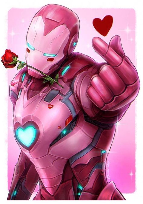 Ironman! Valentines Day Wallpaper, Day Wallpaper, Iron Man, Valentines Day, Valentines, Pink, Valentine's Day