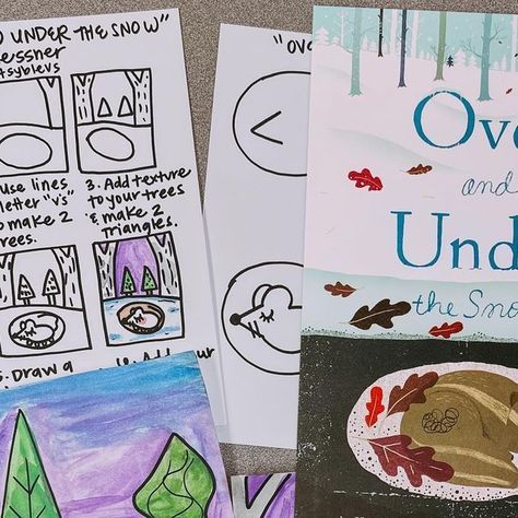 Over And Under The Snow, First Grade Books, First Grade Art, Textured Lettering, Teacher Problems, Grade Book, Kindergarten Art, Guided Drawing, Letter V