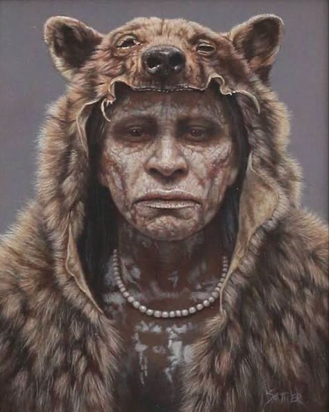 Indian Face Paints, Native American Photography, Native American Masks, Painting Ghost, Ghost Bear, Icewind Dale, Dog Soldiers, Native American Warrior, Native American Artwork