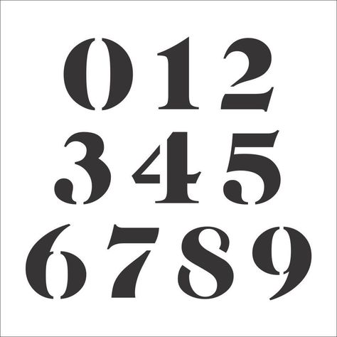 Caslon number stencils in a value pack of. #y2kfonts #retrotype #vintagevibes #throwbacktypography #futurefonts Numbering Fonts, Font Angka Aesthetic, Angka Aesthetic 1-10, Angka Aesthetic, Aesthetic Numbers, Caslon Font, Diy Signage, Y2k Fonts, Cursive Numbers