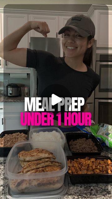 Fitness Trainer + Macro Coach on Instagram: "Meal prep in under 45 minutes 🤝 What are you prepping today?   #mealprep #nutritioncoach #nathaliecfit" Easy Keto Meal Prep For The Week, Prep Food For The Week Ideas, Meal Prep Bodybuilding Women, How To Meal Prep For The Week, Meal Prep For The Week Dinner, Healthy Food Prep Ideas, Meal Prep For The Week For Beginners, Macro Meal Prep, Macro Friendly Meal Prep