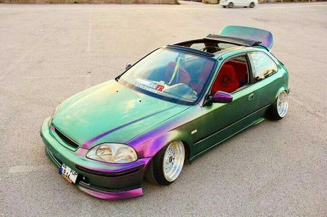 Modified Honda Pictures From Around The World - Visit: www.worldtuningfans.co.uk For All Your Car Needs! ______________________________ #honda #hondaaccord #hondacivic #accord #civic #typer #civictyper #civicsi #civichatchback #civicek #civicx #hondas2000 #s2000 #hondacrv #hondadelsol #hondafit #hondahrv #hondajazz #hondansx #nsx #hondarsx #rsx #integra #hondaintegra #hondatuning #cartuning #cars #modifiedcar #modifiedcars #modifiedhonda Honda Civic Rims, Civic Sir, Chameleon Paint, Honda Civic Hatch, Ek Civic, Honda Rsx, Honda Hatchback, Honda Custom, Honda Civic Vtec