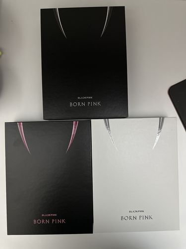 "the albums are fantastic , thanks also for the 2 black pink gift cards , thanks a lot cokodive !!!!" - Martina k. Black Pink Packaging, Blackpink Album, Blackpink Fanmade Album Cover, Black Pink Album Collection, Blackpink Album Collection, Blackpink Album Cover Born Pink, Jisoo Album Unboxing, Blackpink Album Unboxing, Money Saving Box