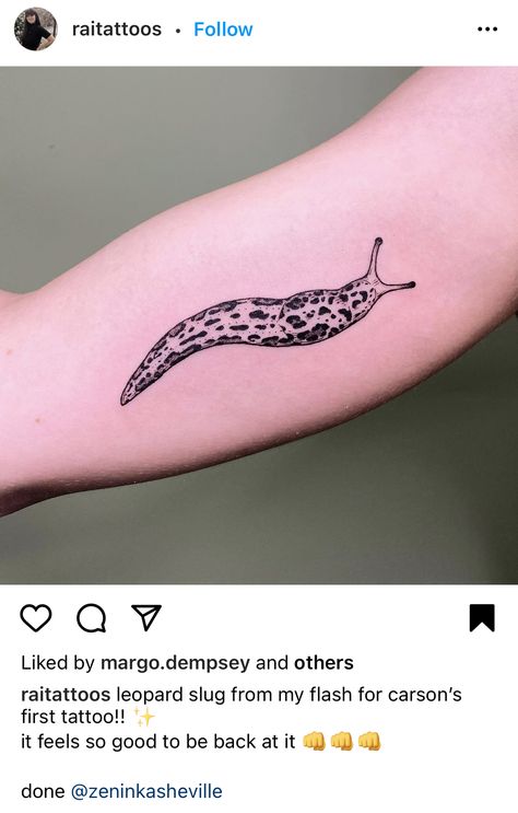 Anatomical Bone Tattoo, Slug Tattoo Cute, Leopard Slug Tattoo, Cute Slug Tattoo, Inchworm Tattoo, Earthworm Tattoo, Banana Slug Tattoo, Rollie Pollie Tattoo, Pill Bug Tattoo