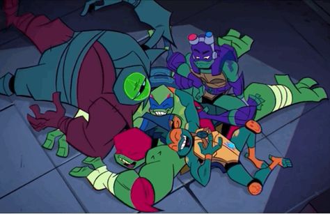 Donnie And Mikey, 2012 Leo, Being Affectionate, Donnie Tmnt, Cartoon Rose, Tmnt Movie, Ninja Turtles Funny, Ninja Turtles Art, Tmnt Turtles