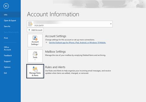 How to Create Rules in MS Outlook to Auto Sort Emails | Envato Tuts+ Important Message, Accounting Information, Organization Help, To Create, Computer