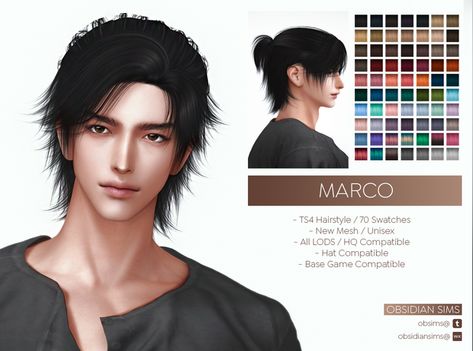 MARCO HAIRSTYLE ┊ New mesh | Patreon Male Skin Details Sims 4 Cc, Sims 4 Skin Details Cc Male, Sims 4 Hair Cc Men, Sims 4 Male Cc Skin Details, Male Skin Overlay Sims 4 Cc, Sims 4 Cc Mens Hair, Sims 4 Cc Male Skin Details, Guy Sims, Sims4 Male Hair