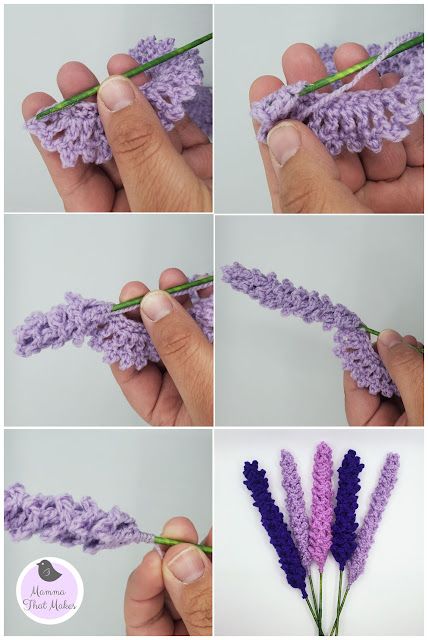 Mamma That Makes: 2023 Crochet A Flower, Crochet Lavender, Flowers For Beginners, Lavender Uses, Heather Flower, Angel Babies, Crochet Flowers Easy, Crochet Flowers Free Pattern, Toys Crochet