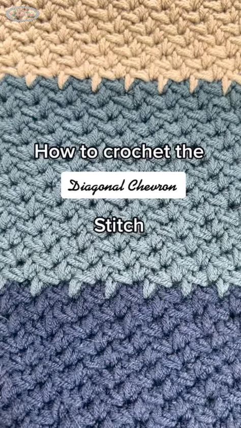 Nicole Riley - Crochet Patterns & Tutorials🧶 (@nickishomemadecrafts) on Threads Diagonal Crochet, Crochet Throw Pattern, Chevron Crochet, Chevron Stitch, Crochet Throw, Crochet Stitches Tutorial, Homemade Crafts, Crochet Basics, Simple Patterns