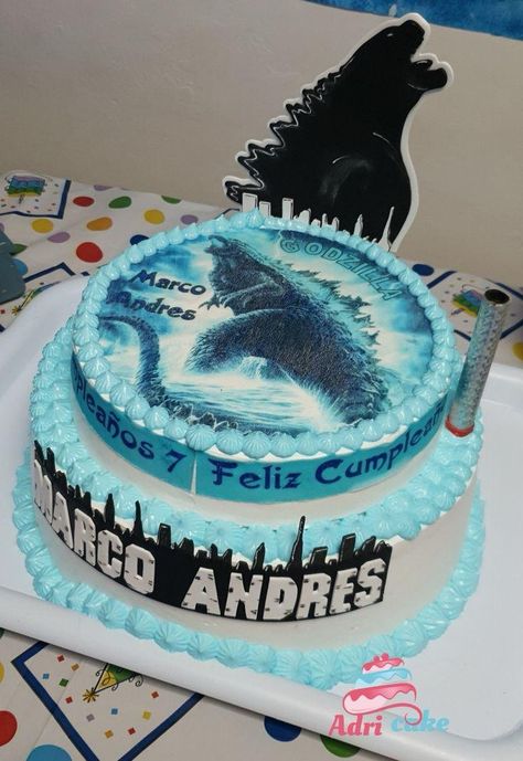 Godzilla Birthday Cake, Godzilla Cake, Godzilla Party, Godzilla Birthday Party, Jurassic Park Birthday Party, Godzilla Birthday, Jurassic Park Birthday, Godzilla 2, Monster Movies