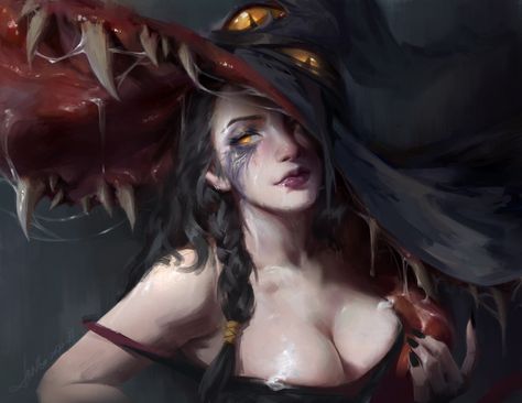 Witch Characters, Types Of Magic, Fantasy Witch, By Any Means Necessary, Paintings And Drawings, Dungeons And Dragons Characters, Dnd Art, Witch Art, Fantasy Inspiration