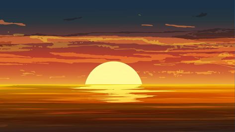 Images Of Flood, Sunset Over Ocean, Frank Ocean Channel Orange, Night Lake, Channel Orange, Ocean Horizon, Lilac Sky, Sunrise Pictures, 2d Illustration