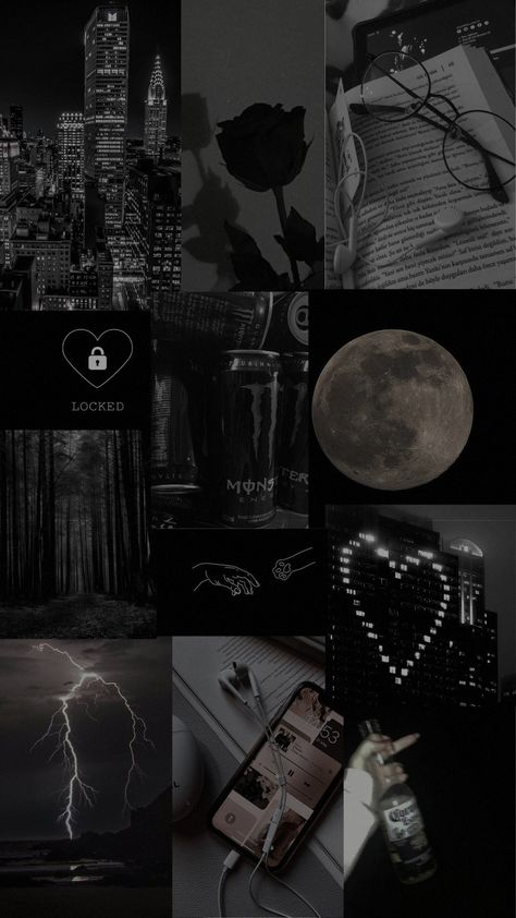 Black And White Aesthetic Wallpaper Moon, Pretty Wallpaper Iphone Black, Black Iphone Wallpaper Aesthetic, Love Black Wallpapers, Asthetic Picture Wallpaper Vintage Dark, Black Themed Wallpaper, Dark Women Aesthetic, My Astethic, Echo Aesthetic