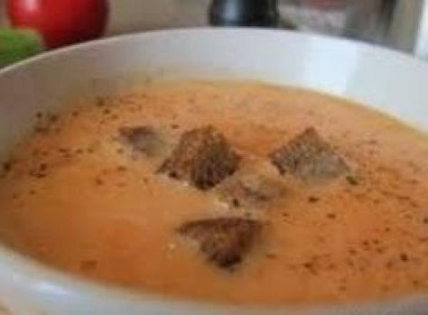 Beach Bar Tomato Soup, Farmer Recipes, Garlic Croutons, Cream Of Tomato Soup, Learning Something New, Tomato Soup Recipes, Crock Pot Soup, Beach Bar, Favorite Comfort Food