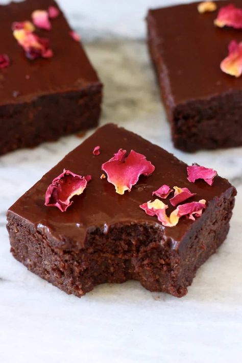 Indulgent Recipes, Good Source Of Protein, Avocado Brownies, Avocado Dessert, Sweet Potato Brownies, Source Of Protein, Vegan Kids, Gluten Free Vegan Recipes, Gluten Free Brownies