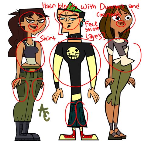 Zuureleena Total Drama, Tdr Character, How To Draw Tdi Characters, Courtney Total Drama Costume, A Tutto Reality, All Tdi Characters List, Tdi Fanart Duncan, Dunkin Total Drama Island, Duncney Fan Art