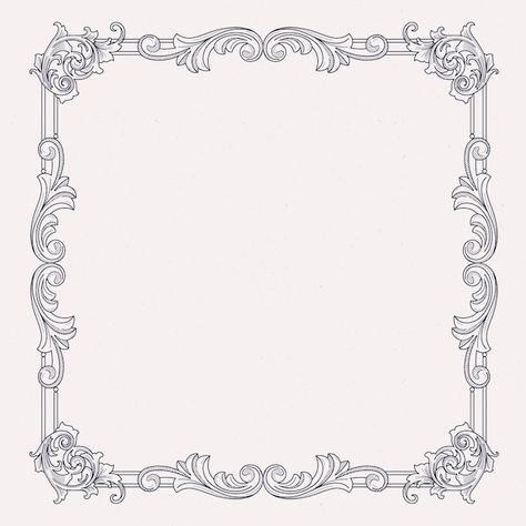 Gothic Border Frames, Archway Illustration, Victorian Frame Drawing, Gothic Frame Drawing, Frame Illustration Design, Gothic Illustration, Gothic Frame, Frame Edit, Gothic Artwork