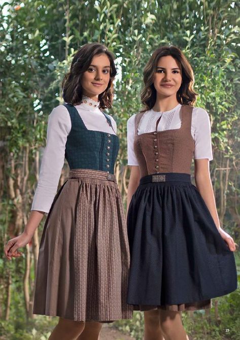 Ren Faire Casual, German Inspired Outfits, German Dresses, German Clothes, German Outfit, German Dress, Fair Outfits, Cottagecore Outfits, Old Fashion Dresses