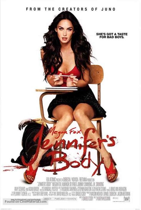 Jennifers Body Movie, Megan Fox Movies, Jennifers Body Megan, Jennifer’s Body, Amy Sedaris, Movie Art Print, Adam Brody, Jennifer's Body, Tv Series Online