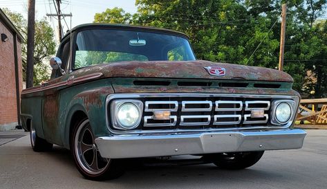 F100 Truck, Small Pickups, Vintage Pickup, 1964 Ford, Ford F Series, Show Trucks, Ford F100, Classic Truck, Ford Pickup