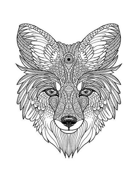 Fox Mandala Tattoo, Ja Logo, Fox Mandala, Fox Coloring Pages, Mandala Animals, Skeleton Hand Tattoo, Small Girl Tattoos, Mandalas Painting, Fox Tattoo