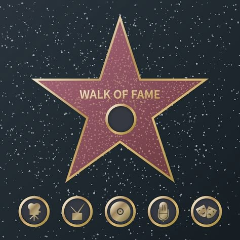 Fame Dr Visuals, Acting Dream, Fame Aesthetic, Fame Dr Aesthetic, Actor Aesthetic, Wallpaper Template, Star Symbol, Movie Categories, Career Vision Board