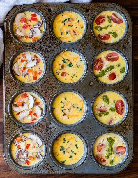 FRITTATA MUFFINS 👉... - I Wash... You Dry | Facebook Frittata Egg Muffins, Quick Blueberry Muffins, Healthy Egg Muffins, Filling Breakfast Recipes, Quick Breakfast Sandwich, Frittata Muffins, Egg Muffins Healthy, Egg Muffins Recipe, Muffins Breakfast