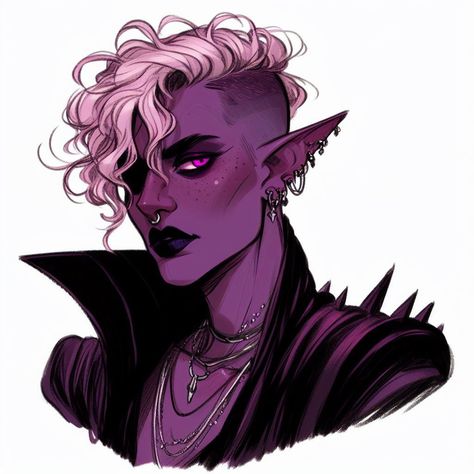 Nonbinary Dnd Character, Androgynous Dnd Character, Rogue Dnd, Dnd Bard, Medieval Games, Fantasy Artwork, Dnd Characters, Character Portraits, Character Design Inspiration