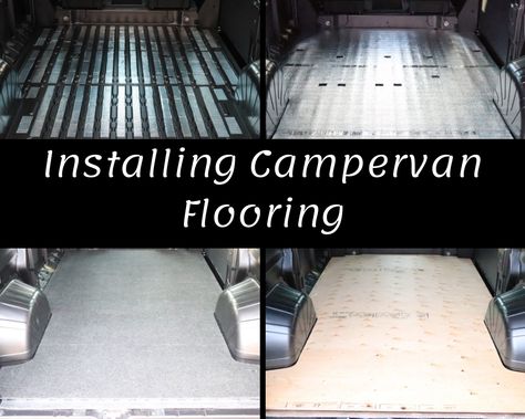 Van Floor Insulation, Van Life Flooring, Camper Van Design Ideas, Van Flooring Ideas, Van Conversion Floor, Van Flooring, Caddy Conversion, Minivan Life, Transit Conversion