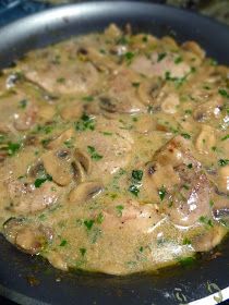 Scrumpdillyicious: Pork Medallions in Mushroom Marsala Cream Sauce Chicken Medallions, Marsala Cream Sauce, Mushroom Marsala Sauce, Pork Marsala, Mushroom Marsala, Marsala Sauce, Cream Sauce Recipe, Pork Medallions, Pork Entrees