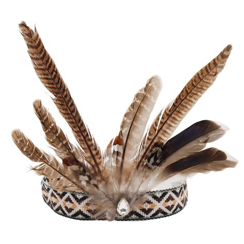 Indian Headband, Indian Headpiece, American Clothes, Indian Feathers, Headband Accessories, Accessories Indian, Indian Headdress, Native American Artwork, Costume For Kids