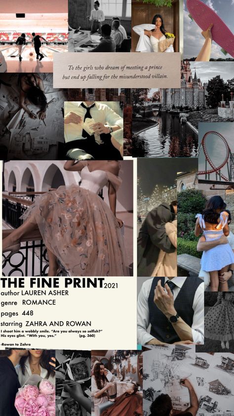 The Fine Print Characters, The Fine Print Series, The Fine Print Fanart, The Fine Print Book, Fine Print Book, Fine Print Aesthetic, The Fine Print Aesthetic, The Fine Print Lauren Asher, Books Edits