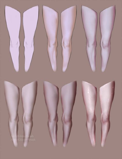 Leg Shading StepbyStep by AshantiArt on DeviantArt Skin Shade Tutorial, Digital Shading Tutorial, How To Draw Skin, Leg Shading, How To Shade Skin, Skin Shading Tutorial, Skin Shading, Shading Tutorial, Skin Tutorial