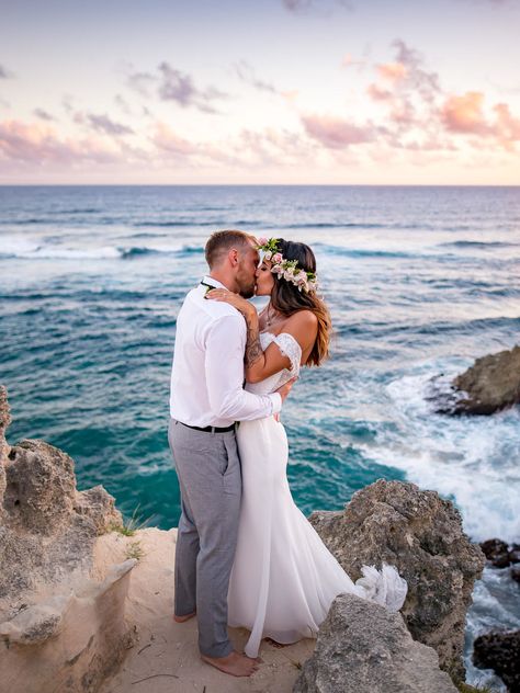 Pre Wedding Praia, Cheap Beach Wedding, Hawaii Beach Wedding, Hawaii Wedding Photography, Kauai Wedding, Hawaii Destination Wedding, Boho Beach Wedding, Elopement Packages, Hawaii Elopement