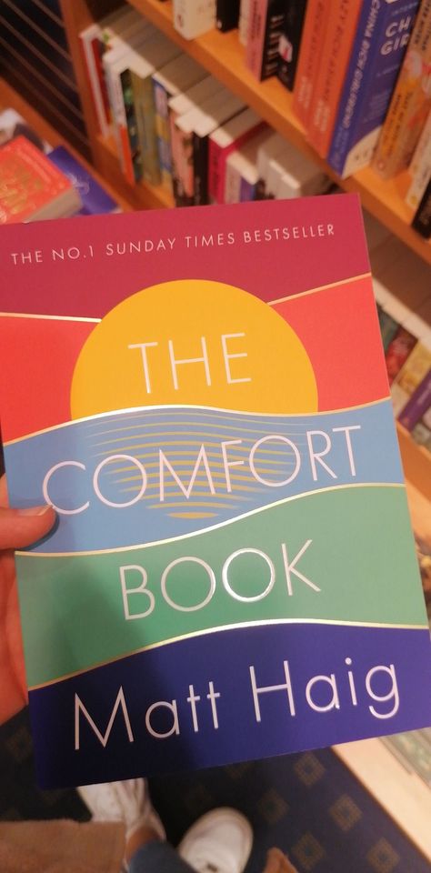 BOOK The Comfort Book Matt Haig, The Comfort Book, Matt Haig, Best Sellers, Book Cover, Books