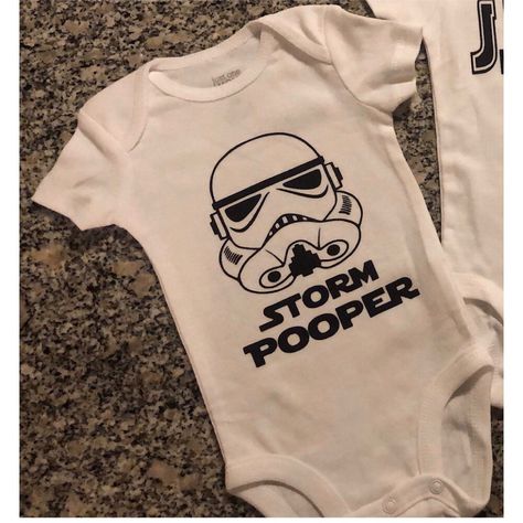 Star Wars Newborn Onesie Brand New Never Worn Will Make A Great Christmas Gift Baby Onsies Ideas, Star Wars Onsies, Onsies Ideas, Star Wars Onesie, Loving Parents, Cricut Baby, Dark Side Star Wars, Newborn Onesies, White Onesie