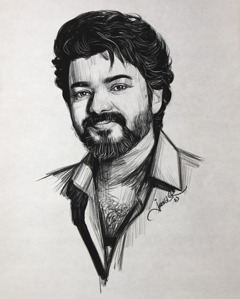 #leo Thalapathy Vijay Pencil Sketch 2023 #Thalapathy67 #ThalapathyVijay𓃵 #actorvijay #LokeshKanagaraj #7screenstudio Vijay Drawing Pencil Easy, Leo Thalapathy, Vijay Actor Hd Images, Pencil Sketches Easy, Sketch Images, Vijay Thalapathy, Vijay Actor, Thalapathy Vijay, Pencil Sketch Images