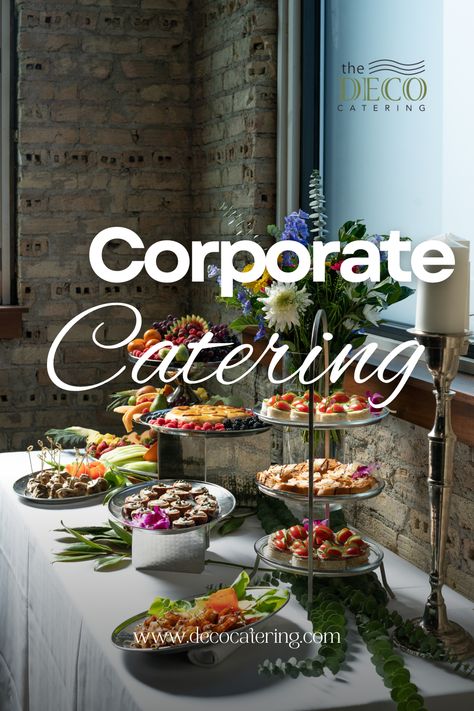 If you’re planning a variety of Corporate Events, whether it’s a cocktail reception, an open house for your new office, or a business summit, you’ll likely need catering services for your events. Working with Deco Catering can enhance your event with a wide range of display platters, buffet stations, butler-passed hors d’oeuvres, or small plate presentations.  Our services cover Minneapolis, St. Paul, and the surrounding areas. Corporate Event Food Stations, Modern Catering Display, Holiday Catering Ideas, Corporate Reception Area, Catering Marketing Ideas, Catering Set Up Ideas Display, Luxury Catering Display, Catering Display Presentation, Event Food Stations