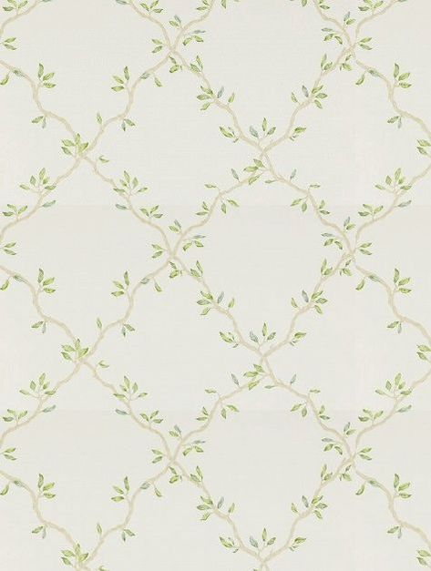 Baby pattern paper Trellis Wallpaper Bedroom, Trelliage Wall, Leaf Print Wallpaper, Green Trellis Wallpaper, Pale Green Wallpaper, Leaf Trellis, Colefax And Fowler Wallpaper, Wallpaper Walls Bedroom, Colefax Fowler