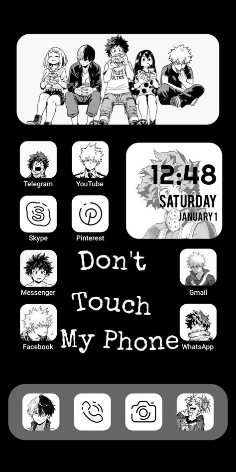 Don't touch my phone&NARUTO Don't Touch My Phone, My Phone, Naruto