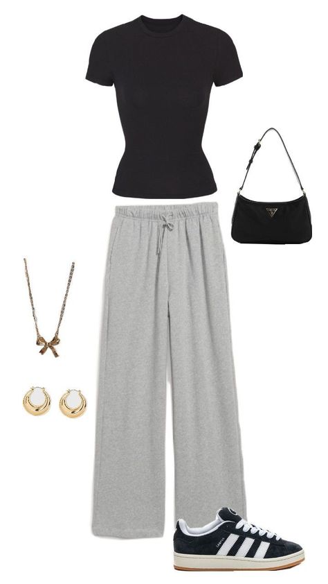 Cute Casual Outfit Ideas I Fashion for Women Check more at https://beautyfashionideas.com/fashion/cute-casual-outfit-ideas-i-fashion-for-women/ School Outfit Comfy, Outfit Ideas Airport, Cute Airport Outfit, Study Outfit, Comfy Airport Outfit, Cute Casual Outfit, Outfit School, Airport Outfits, Fashion Outfit Ideas