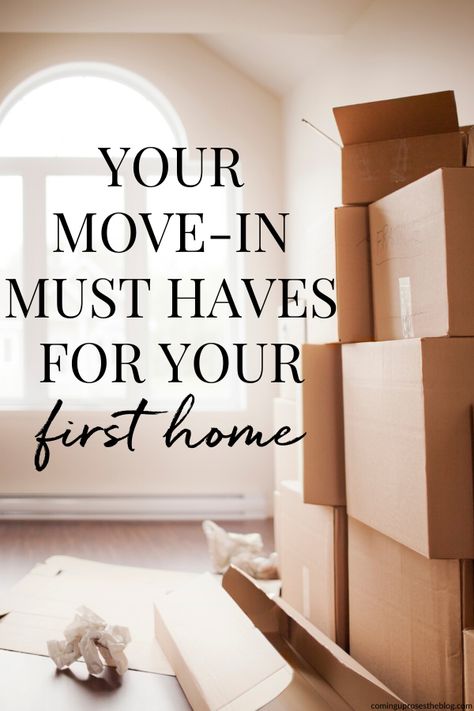 House Essentials List First Home, House Essentials Checklist, House Essentials List, First House Essentials, Moving Into First Home, Moving Into Your First Home, First Home Checklist, Moving Into New Home, Moving House Tips