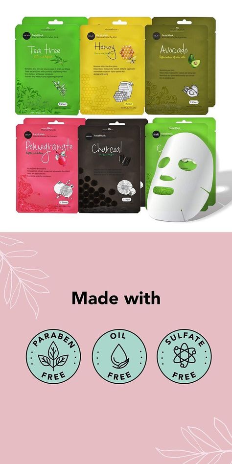 Face Mask Brands Skin Care, Good Face Mask Brands, Facial Mask Packaging, Skincare List, Lemon Face Mask, Mask Paper, Mask Skincare, Face Mask Aesthetic, Facial Face