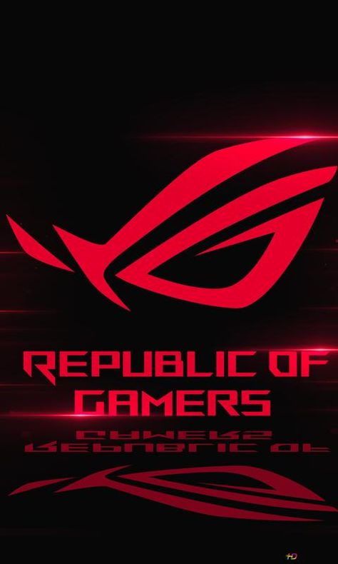 Republic Of Gamers Wallpapers, Hi Tech Logo, Rain Logo, Republic Of Gamers, Game Computer, 4k Wallpaper Download, Logo Neon, Tech Logo, Neon Logo