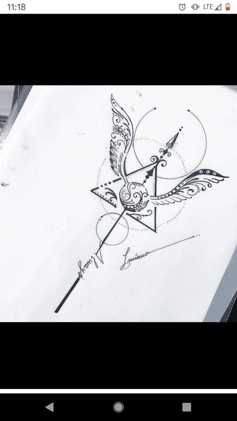 Hp Tattoo, Potter Tattoo, Tattoo Zeichnungen, Harry Potter Tattoos, Harry Potter Tattoo, Initial Tattoo, Neck Tattoos, Harry Potter Drawings, Butterfly Tattoos