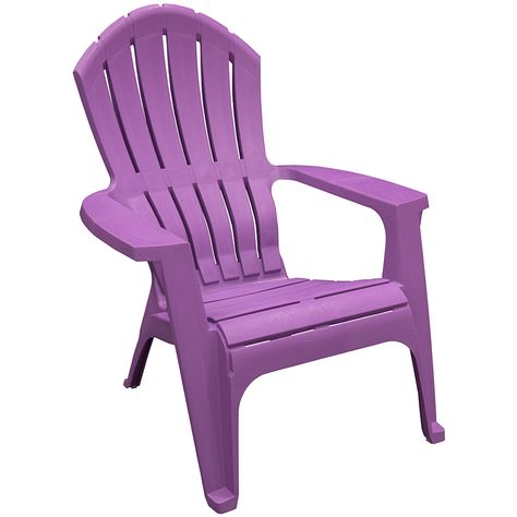 Adams Mfg Corp Bright Violet Resin Stackable Patio Adirondack Chair Breakfast Bar Chairs, Brown Armchair, Plastic Chairs, Plastic Adirondack Chairs, Blue Armchair, Rustic Chair, Plastic Chair, Adirondack Chairs, Lowes Home Improvements