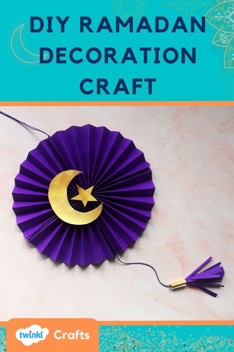 Ramazan Art And Craft, Homemade Ramadan Decorations, Art And Craft Ramadhan, Ramadan Decorations Ideas Diy Easy, Ramadan Paper Craft, Ramadan Decorations For School, Ramadan Crafts Diy Projects, Ramadan Decorations Diy Easy, Ramadan Arts And Crafts