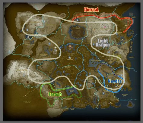 Zelda Map, Light Dragon, Farming Guide, Botw Zelda, Legend Of Zelda Memes, Zelda Funny, Dragon Names, Zelda Tears Of The Kingdom, Tears Of The Kingdom