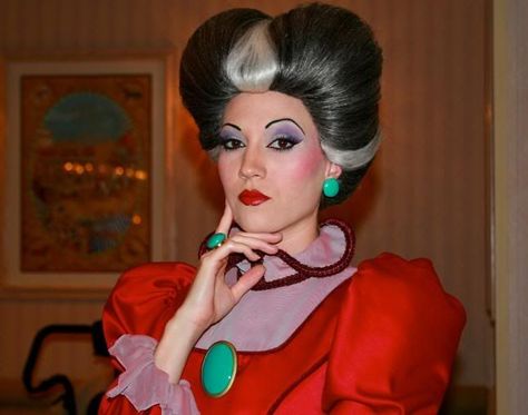 Lady Tremaine Makeup, Disney Villain Makeup, Villain Halloween Costumes, Halloween Villians, Villain Makeup, Disney Villains Halloween, Cinderella Makeup, Villains Halloween, Disney Villain Costumes